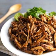 Honey Glazed Crockpot Chicken Adobo - simple pantry ingredients, hardly any hands-on time, 200 calories. | https://perdida-de-grasa.today
