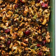 A picture of Brussels Sprouts with Gochujang Butter