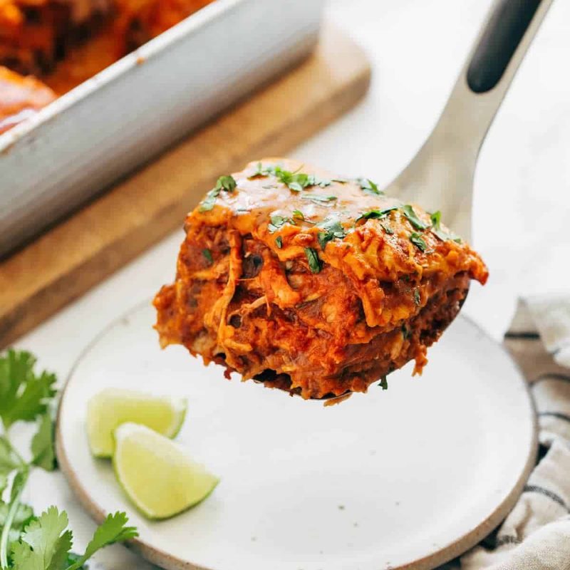 A picture of Chicken Enchilada Casserole