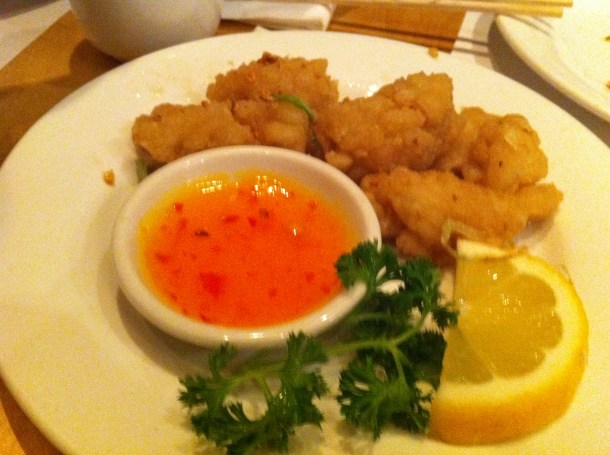 Chilli Squid at New Culture Revolution Islington