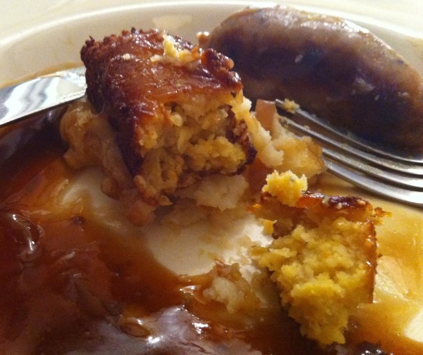 Gorgonzola and butternut squash sausage at S&M Cafe