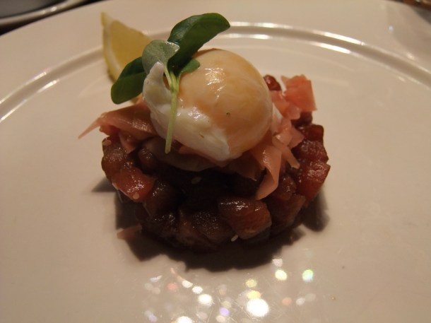 Tuna tartar at The Larder