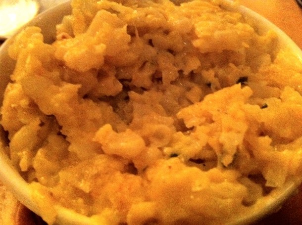 Corn pudding at Hill Country