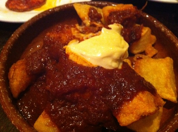 Patatas Bravas at Barrica