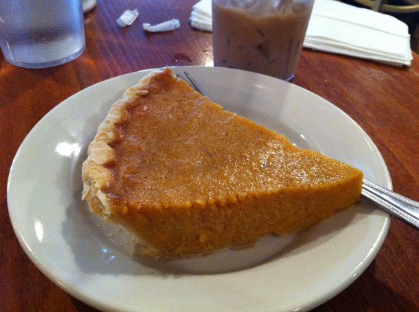 Sweet potato pie at Amy Ruth's