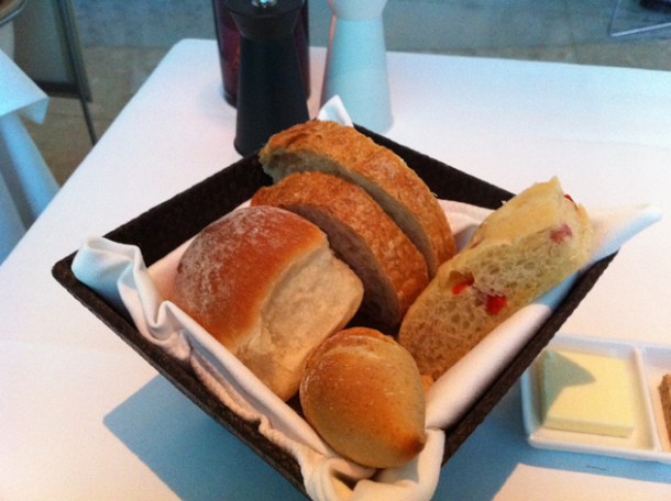 bread selection at Mix