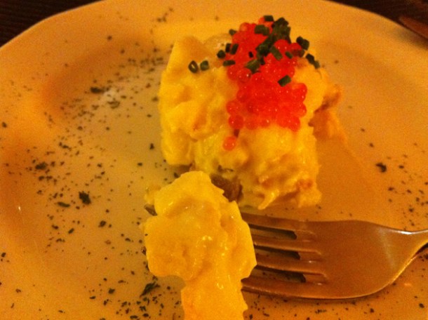 egg, tuna and potato salad at La Tasquita de Enfrente