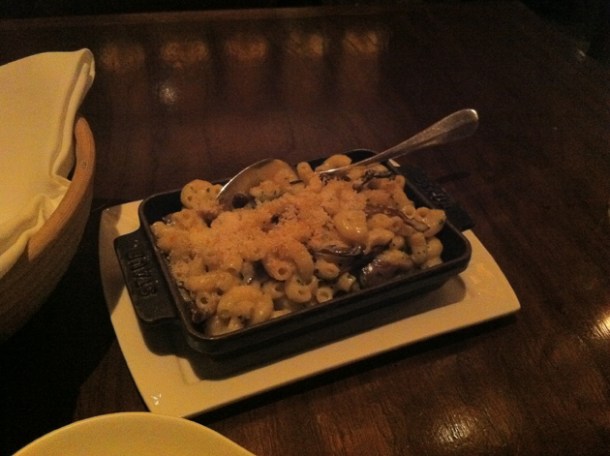truffled mac and cheese at Nobhill Tavern truffled mac and cheese at nobhill tavern