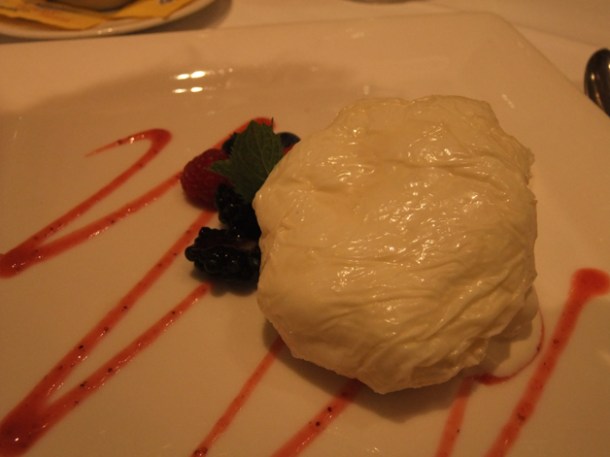 burrata Caprese at Babbo London burrata caprese at babbo london