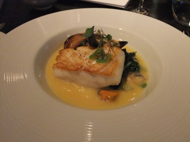 cod in cider at Dinner by Heston Blumenthal cod in cider at dinner by heston blumenthal
