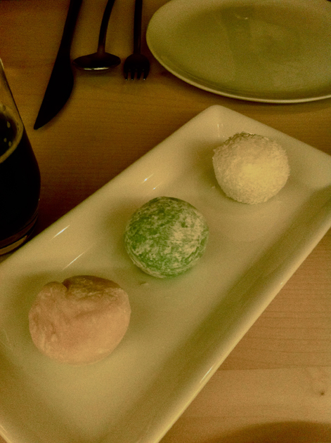 dessert mochi at Senkai Regent Street dessert mochi at senkai regent street