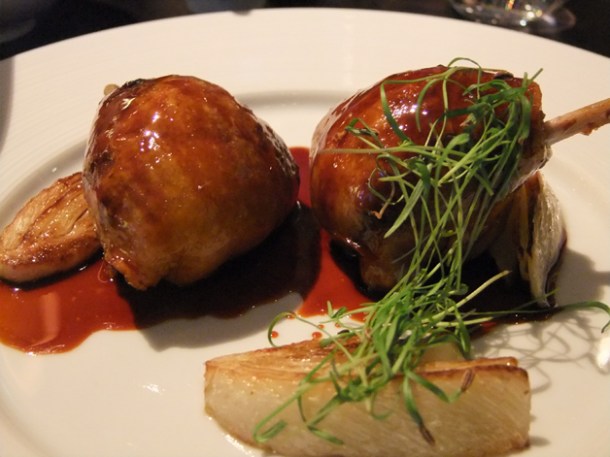 powdered duck at Dinner by Heston Blumenthal powdered duck at dinner by heston blumenthal