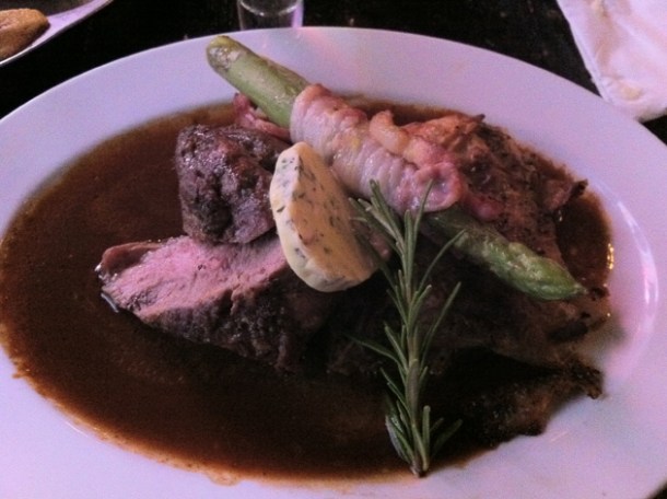roast beef of lamb at Garlic and Shots roast beef of lamb at garlic and shots