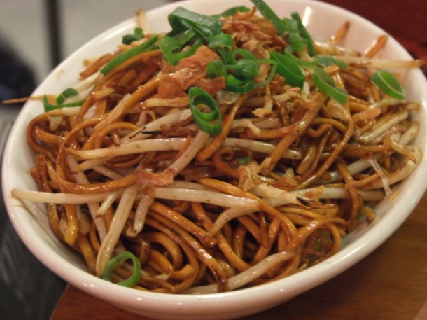 fried noodles at Banana Tree Indochina Kitchen Soho fried noodles at banana tree indochina kitchen wardour street