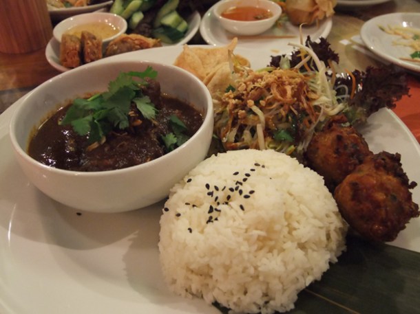 rendang special combo rendang special combo at banana tree indochina kitchen wardour street