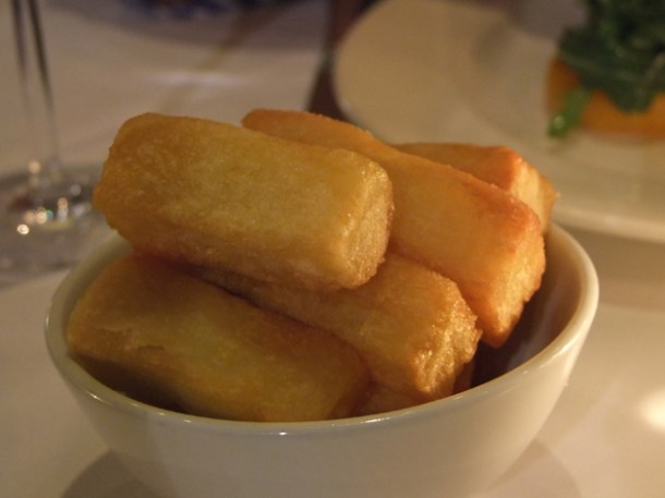 triple cooked chips at the Notting Hill Brasserie triple cooked chips at the notting hill brasserie
