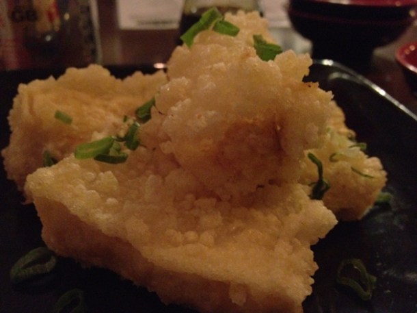 agedashi tofu at Koi agedashi tofu at koi