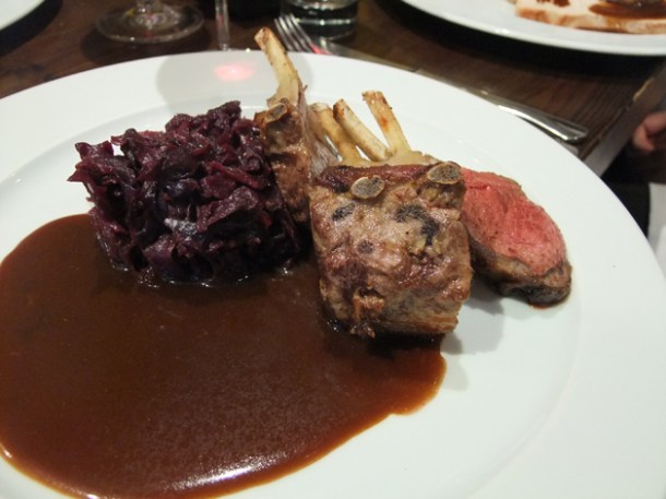 rack of lamb at about thyme