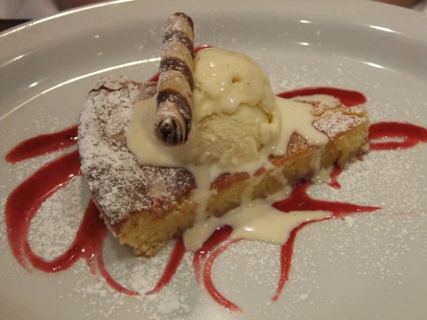 spanish almond tart at about thyme