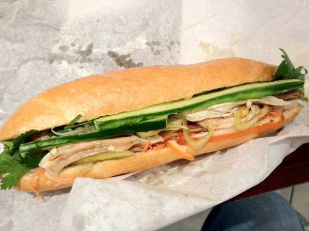 meat special banh mi Vietnamese sandwich at Aobaba meat special bánh mì vietnamese sandwich at aobaba