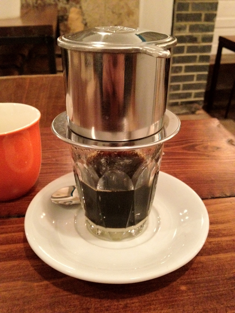 Vietnamese coffee at Kin Holborn vietnamese coffee at kin holborn