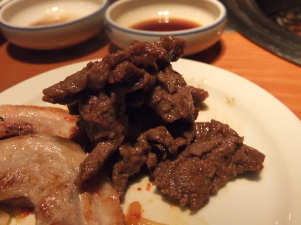 barbecued beef short rib at Asadal barbecued beef short rib at asadal