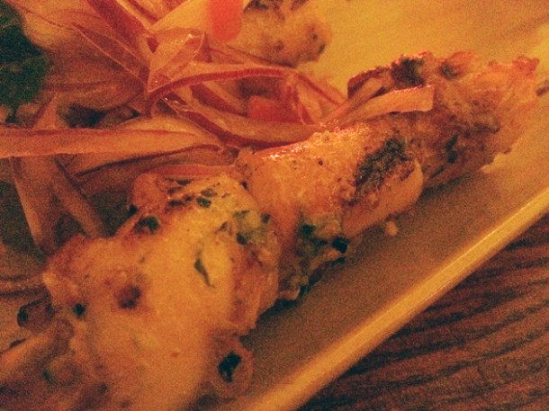 braised octopus at Ceviche London braised pulpo at ceviche london