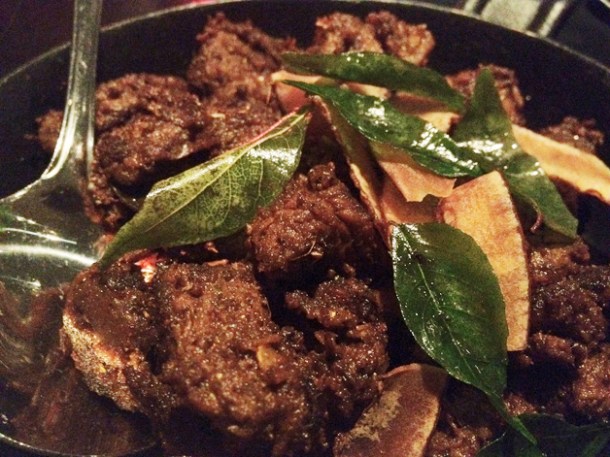 beef sukha at Carom beef sukha at carom