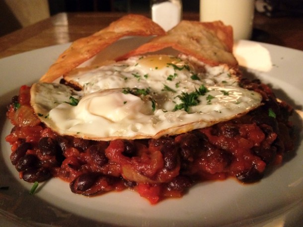 huevos rancheros at The Old Dairy huevos rancheros at the old dairy