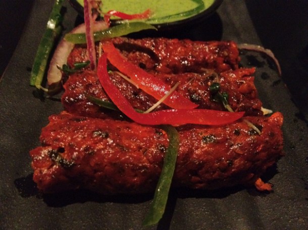 Lucknow lamb kebab at Carom lucknow lamb kebab at carom