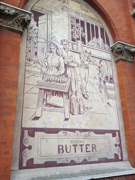 Old Dairy mural old dairy external mural