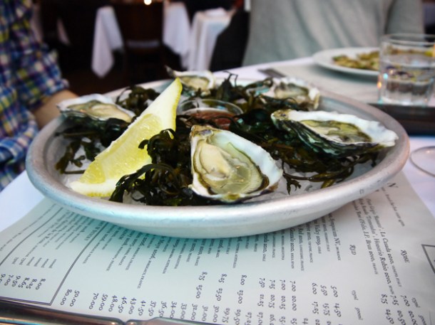 oysters at rivington grill shoreditch