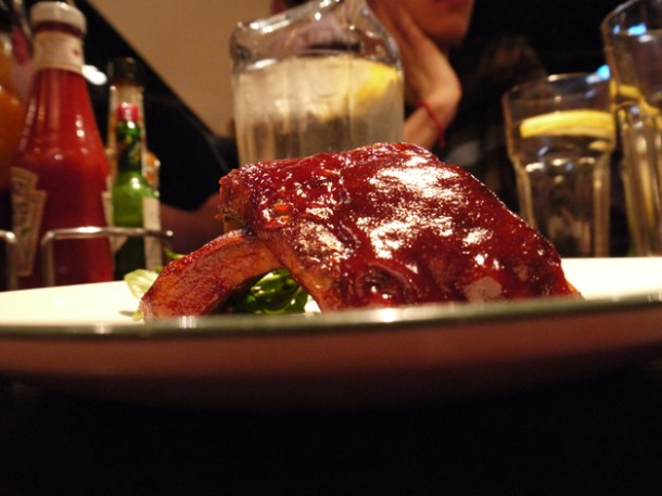 short rack of ribs at All Star Lanes Bayswater short rack of ribs at all star lanes bayswater