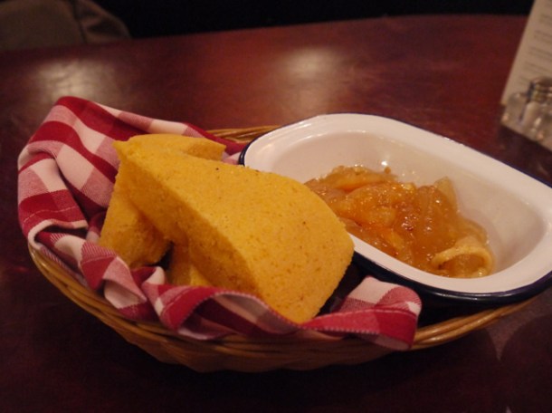 corn bread at Low Country Fulham corn bread at low country london