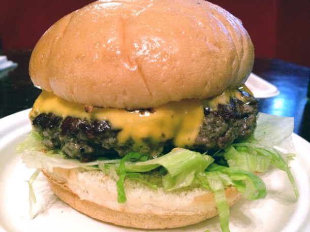 lucky chip sebright arms cheeseburger