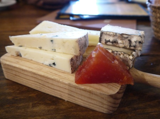 cheese selection at Copita cheese selection at copita