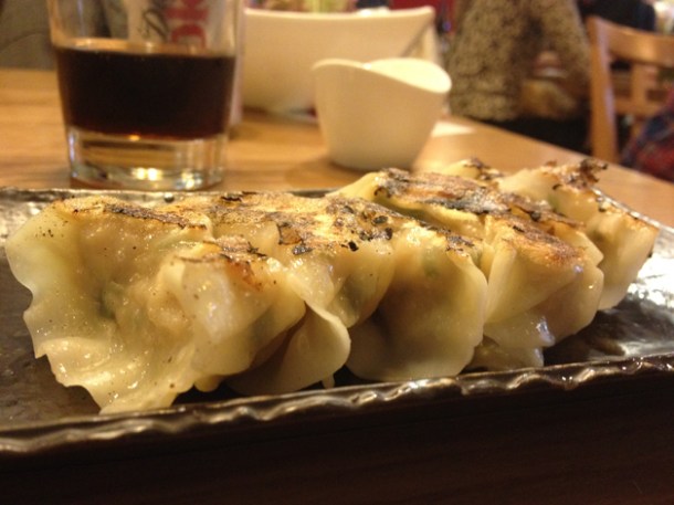 gyoza at Toku japanese dumplings at toku