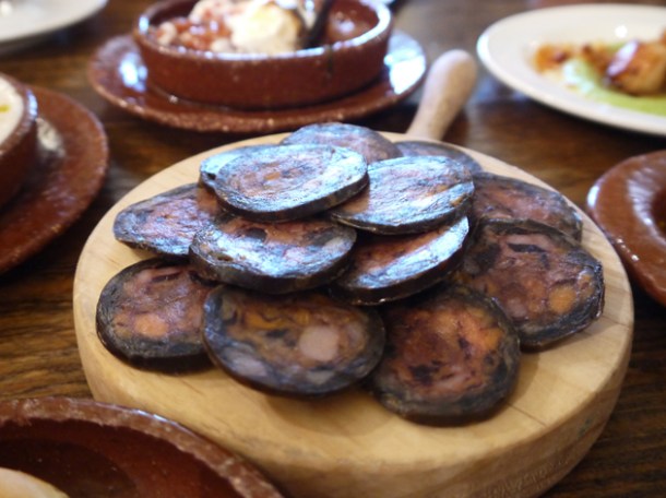 Morcilla de bellota at Copita morcilla de bellota at copita