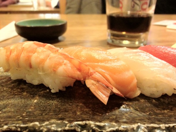 nigiri sushi at Toku nigiri sushi at toku