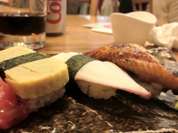 sushi rolls at Toku sushi rolls at toku