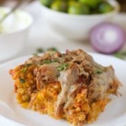 A picture of Carnitas Tamale Pie