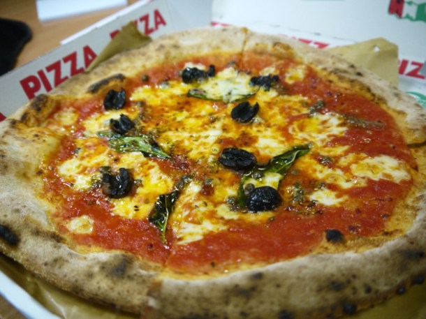 anchovies, oregano and garlic pizza pilgrims