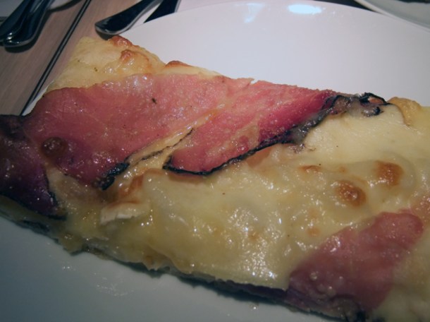 Parma ham pizza at Princi parma ham pizza at princi