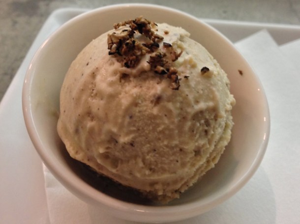 truffle ice cream at Dinings autumn truffle ice cream at dinings