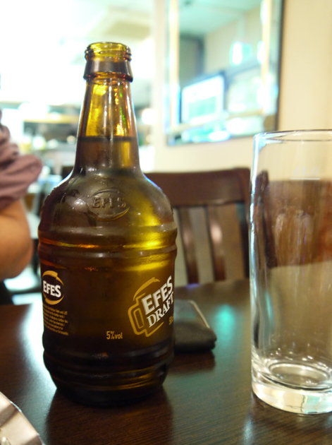 efes draft beer at yayla green lanes