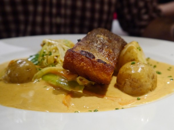 seared salmon at belgo centraal