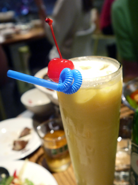 honey and egg juice at kiki taipei