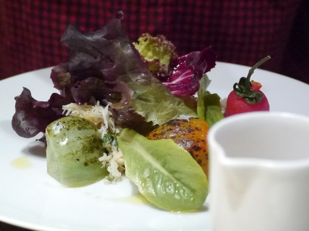 CLT crab, lettuce and tomatoes at Social Eating House clt crab, lettuce and tomatoes at social eating house