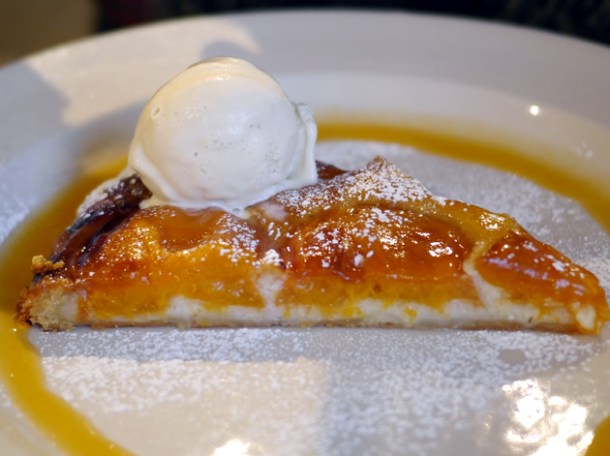 apricot tart at grain store granary square