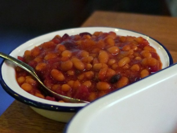 bbq beans at porky's